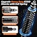 EZGO TXT Shock Absorber Kit with Heavy Duty Coil Springs,Golf Cart Front & Rear Shock for EZGO TXT/Medalist 1994-UP, EZGO TXT Shock Replaces OEM# 70928-G01, 76418-G01, 70630-G01