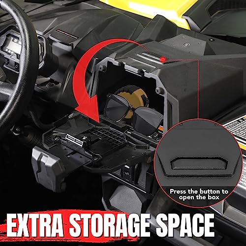 Image of A & UTV PRO Electronic Device Holder Kit for 2021-2025 Can Am Commander 1000R / 700 XT DPS /Max, Phone Tablet Mount for 2019-2025 Can am Maverick Sport Trail Storage Box Accessories, Replace #715005212