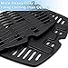 Adviace 7644 7582 Cast Iron Grill Cooking Grates Replacement for Weber Q100, Q120, Q140, Q1000, Q1200, Q1400 Grill Parts Accessories, 50060001, Weber Baby Q Gas Grill, 17 x 12.7 Inches. (2-Pack)