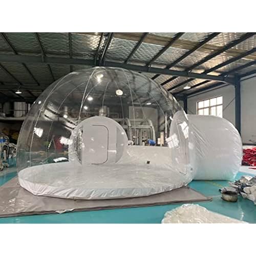 Inflatable Commercial Grade PVC Clear Eco Dome Camping Bubble Tent W/Fan (Size: 20ft.(D) x 10ft.(H))