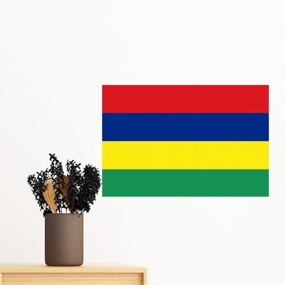 Sticker Mural Amovible Drapeau National Afrique Grand Motif 70Cm
