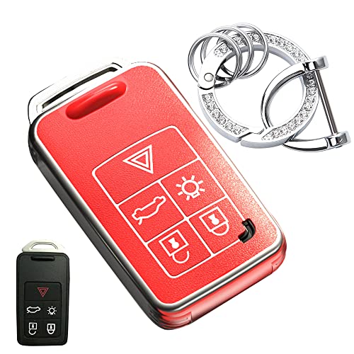 [LETINGFAR] L[P[X {{ p X}[gL[P[X L[Jo[ 5{^ TPU v G肢 {{p݌v L[z_[ VOLVO V40 V60 XC60 S80 S60L ɓKp L[P[X (bh)