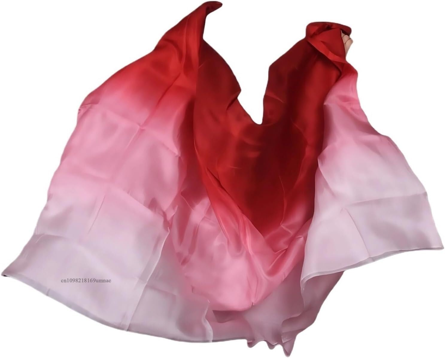 SSDDLZEQ Stage performance version Gradient-coloured Belly Dance Veil, For Performance Use(Color 5)