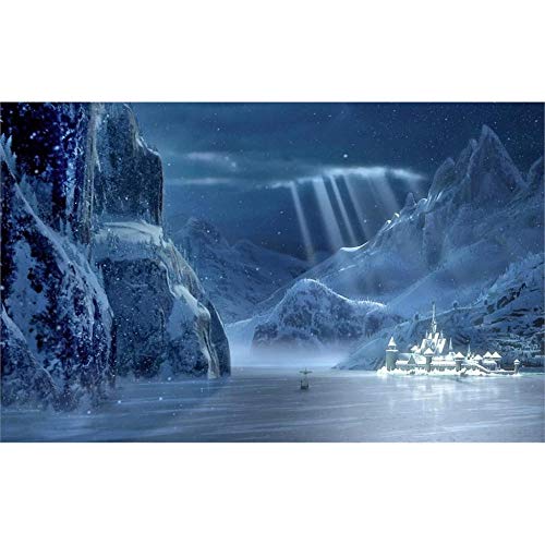 Yingxin34 Puzzles 5000 Teile für Erwachsene Schloss unter dem Schneeberg Pädagogisches Spaßspiel Intellektuelles…