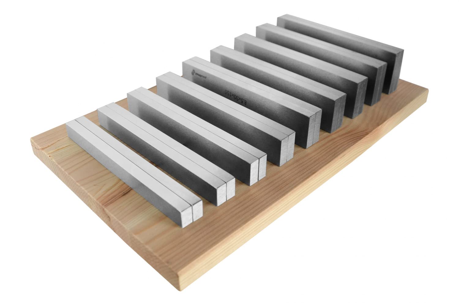 PAULIMOT Parallelunterlagen-Set 18-teilig Länge 150 mm, Breite 8,5 mm