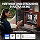 Logitech MX Brio Ultra HD 4K Collaboration and Streaming Webcam, 1080p at 60 FPS, Dual Noise Reducing Mics, Show Mode, USB-C, Webcam Cover, Works with Microsoft Teams, Zoom, Google Meet, Graphit