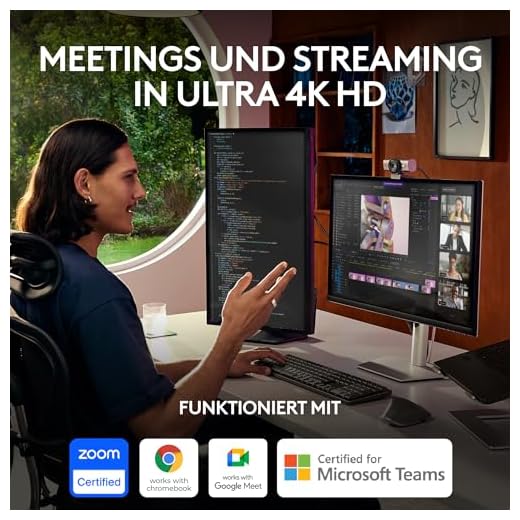 Logitech MX Brio Ultra HD 4K Webcam