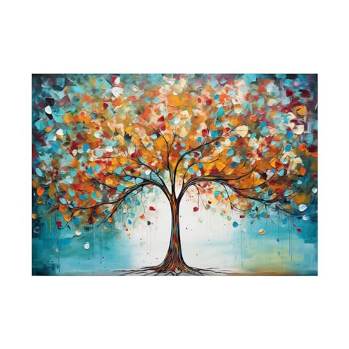 Peinture paysage decoration murale maison pour creer un salon cosy