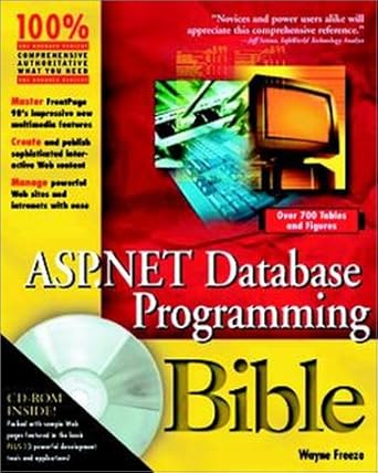 Asp.Net Database Programming Bible : Freeze, Wayne S.: Amazon.in: Books