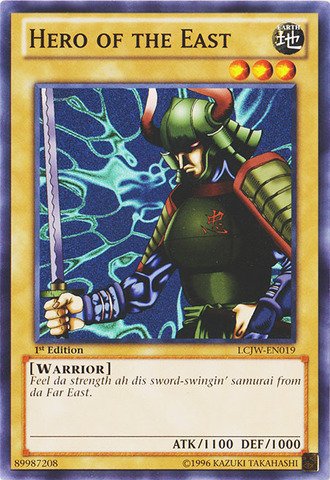 Amazon.com: YU-GI-OH! - Hero of The East (LCJW-EN019) - Legendary