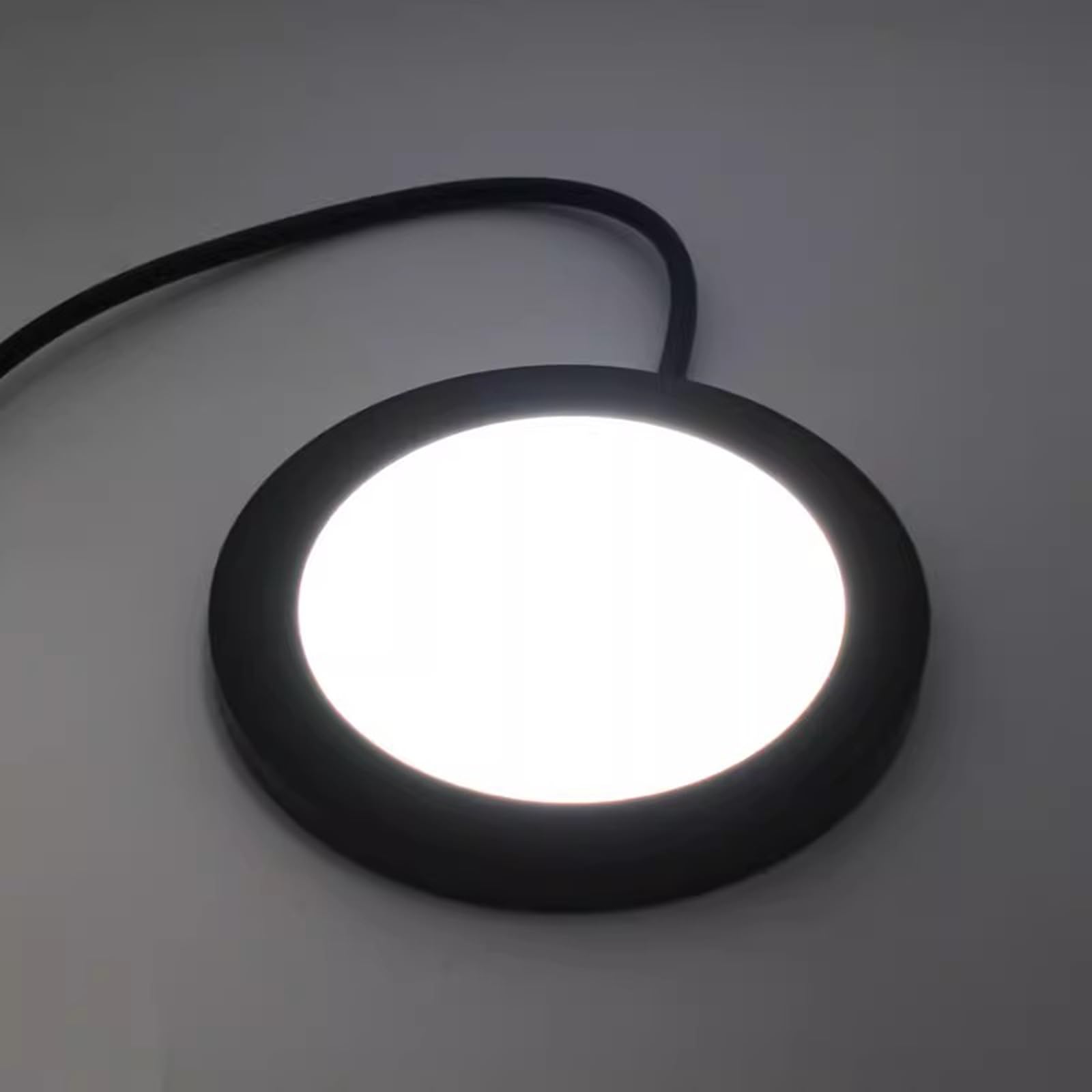 Lampa LED z mikroskopem pierścieniowym, źródło światła od dołu, regulowana jasność, 6000-6500 K, eliminuje refleksy cienia, do stereomikroskopów dwuokularowych i trójokularowych