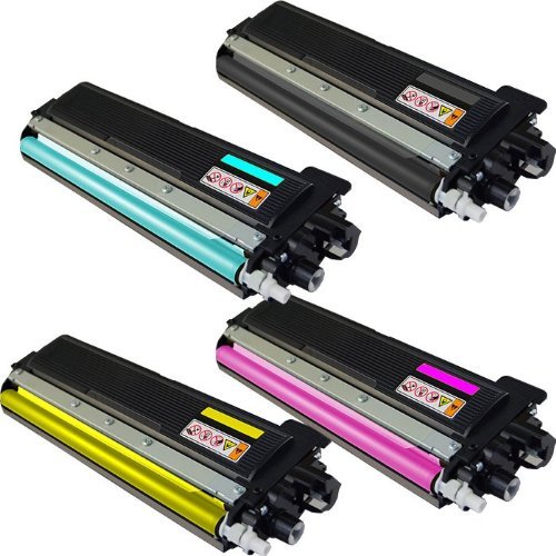 Brother TN-230BK TN-230C TN-230M TN-230Y Cyan / Magenta / Yellow / Black Multipack - 4 Compatible Laser Toner Cartridges for HL3040CN HL3070CW MFC 9320 9120 DCP 9010