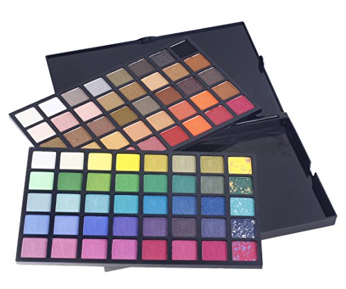 FASH Cosmetics Professional 80 Color Matte & Shimmer Double Layer Warm and Vibrant Color Eye Shadow Palete
