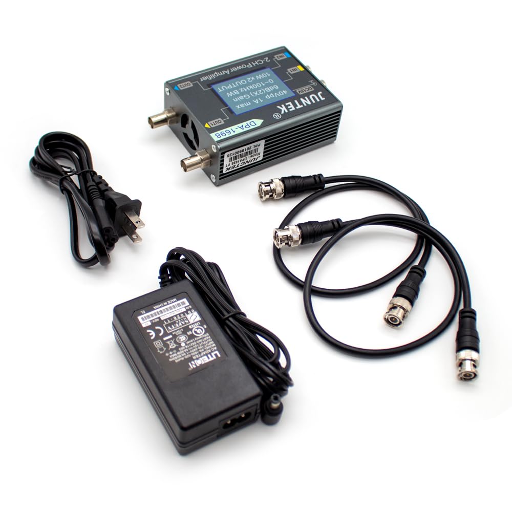 High Power Dual Channel DDS Signal Source Function Signal Generator Power Amplifier 0-100KHZ 0-40V DPA1698