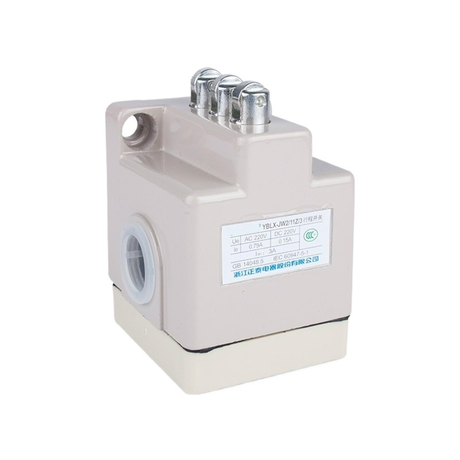 Microswitch YBLX-JW2/11Z/3 avec coupure d'alimentation automatique de course