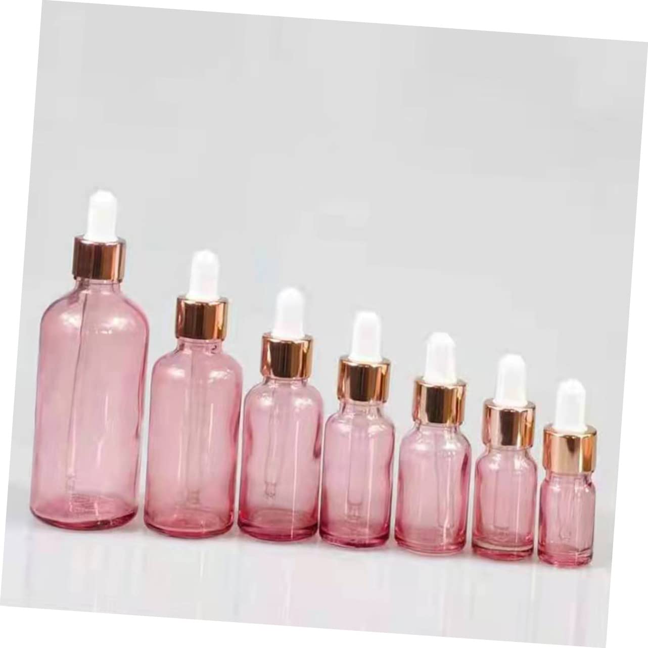 30piezas Frascos Cuentagotas Vacíos Reutilizables Para Aceites Esenciales Botellas De Vidrio Para Loción Botellas De Viaje