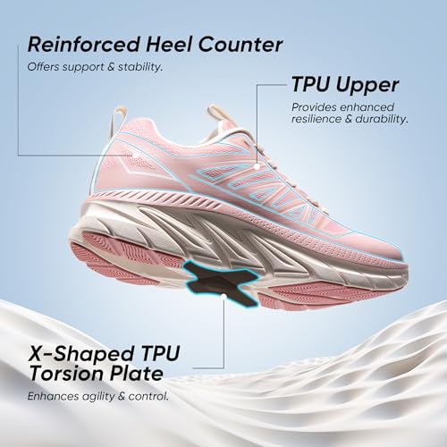 NORTIV 8 Women's Walking Shoes Running ActiveSwift Comfortable Tennis Breathable Non Slip Athletic Gym Workout Cross Training Sneakers.3