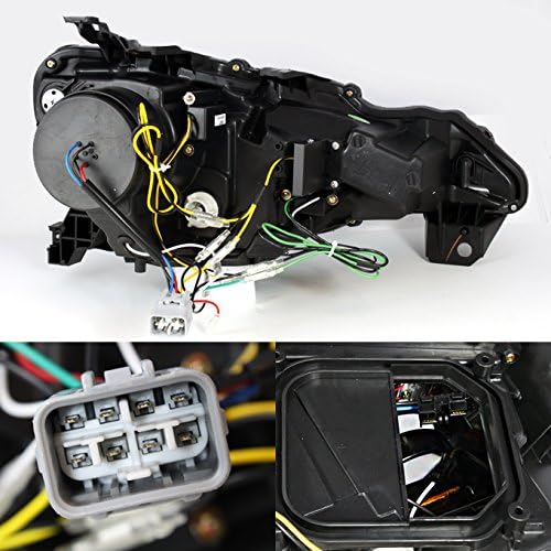 AKKON - For 2013-2020 BRZ/FR-S / 86 Chrome Bezel DRL Daylight LED Strip Design HID Type Projector Headlights