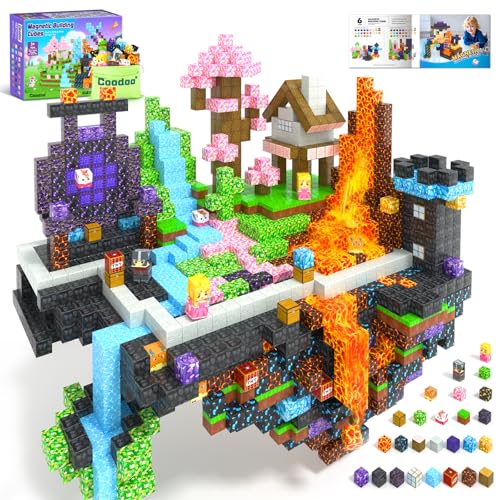 Magnetische Bausteine- 154 STEM Spielzeug Magnetbausteine für Kleinkind
