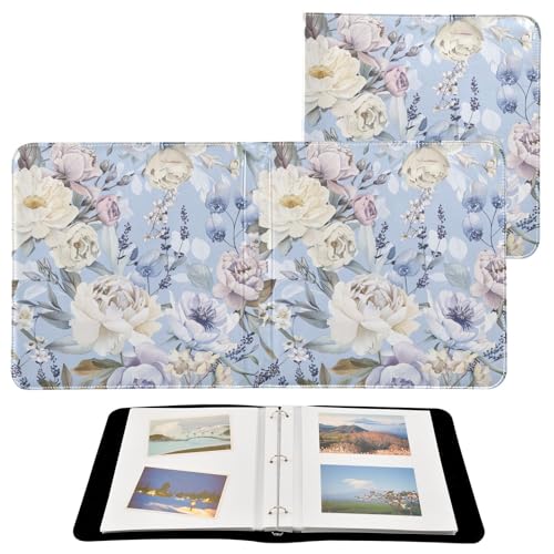 Álbum de Fotos Adhesivo DIY Cuero PU FLildon, 40 Páginas, 3 Anillas, 11.8 x 11.2 pulgadas miniatura 2