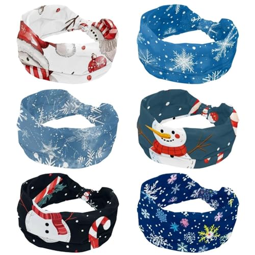 Bandeaux de Noël pour femme élastiques : ne glissent pas et ne serrent pas la tête