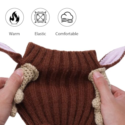 Gorro de Renos de Punto para Perro Talla Large miniatura 4