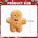 Cyditan Christmas Gingerbread Man Pillow Soft Gingerbread Stuffed Gingerbread Shaped Cushion for Sofa Party Christmas Decorations