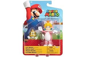 World of Nintendo Super Mario Cat Peach 4 inch Scale 41175