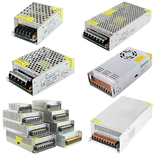 Led Driver AC100-240V vers DC 12V 50A Transformateur pour Bandeau Lumineux