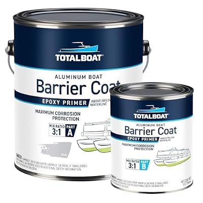 TotalBoat Aluminum Boat Barrier Coat (Gallon, Gray) 128 Fl Oz (Pack of 1)
