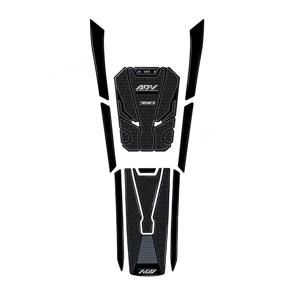Autocollant époxy pour accessoires moto ADV350, pad de protection haut de gamme en résine