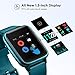 LETSCOM Smart Watch Fitness Tracker Heart Rate Monitor Step Calorie Counter Sleep Monitor Music Control IP68 Water Resistant 1.3