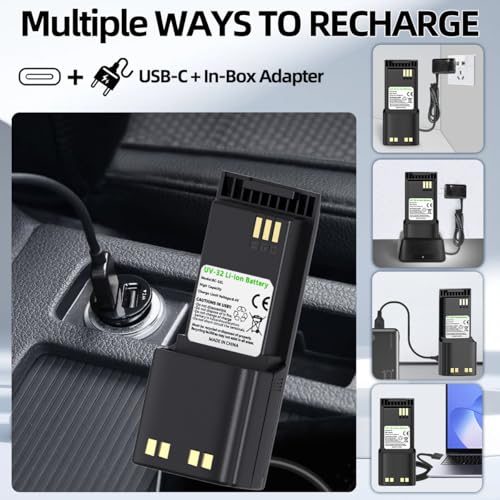Image of BAOFENG DM32 Battery 3800mAh Extended High-Capacity Rechargeable Battery
