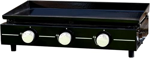 Plancha à gaz 3 brûleurs acier émaillé Cook'in Garden