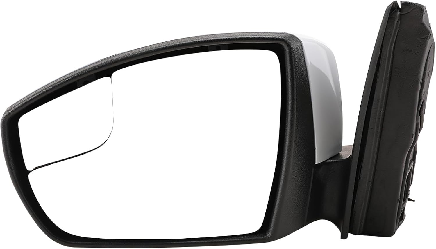 Left Driver Side Rear View Mirror Replacement for Ford Focus 2012 2013 2014 2015 2016 2017 2018- Rearview Mirrors with 5Pins, Electric Adjustment,Heating and Turn Signal, white