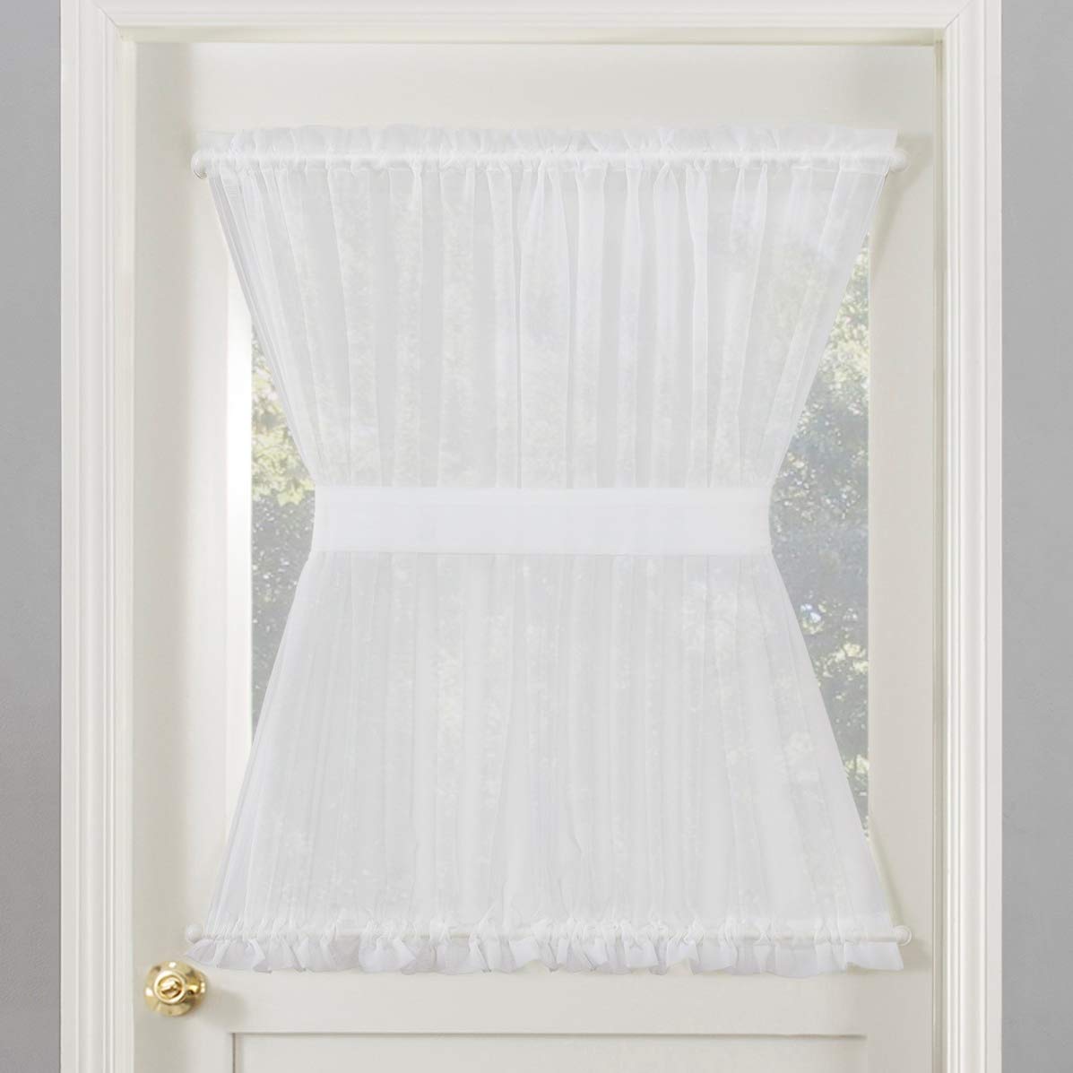 Buy No. 918 Emily Sheer Voile Rod Pocket Door Curtain Panel, 59" x 40