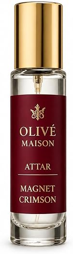 Olive Maison Magnet Crimson Attar 6ml for Men & Women | Long Lasting Bold Attractive Perfume Oil | Alcohol-Free Premium Fr...