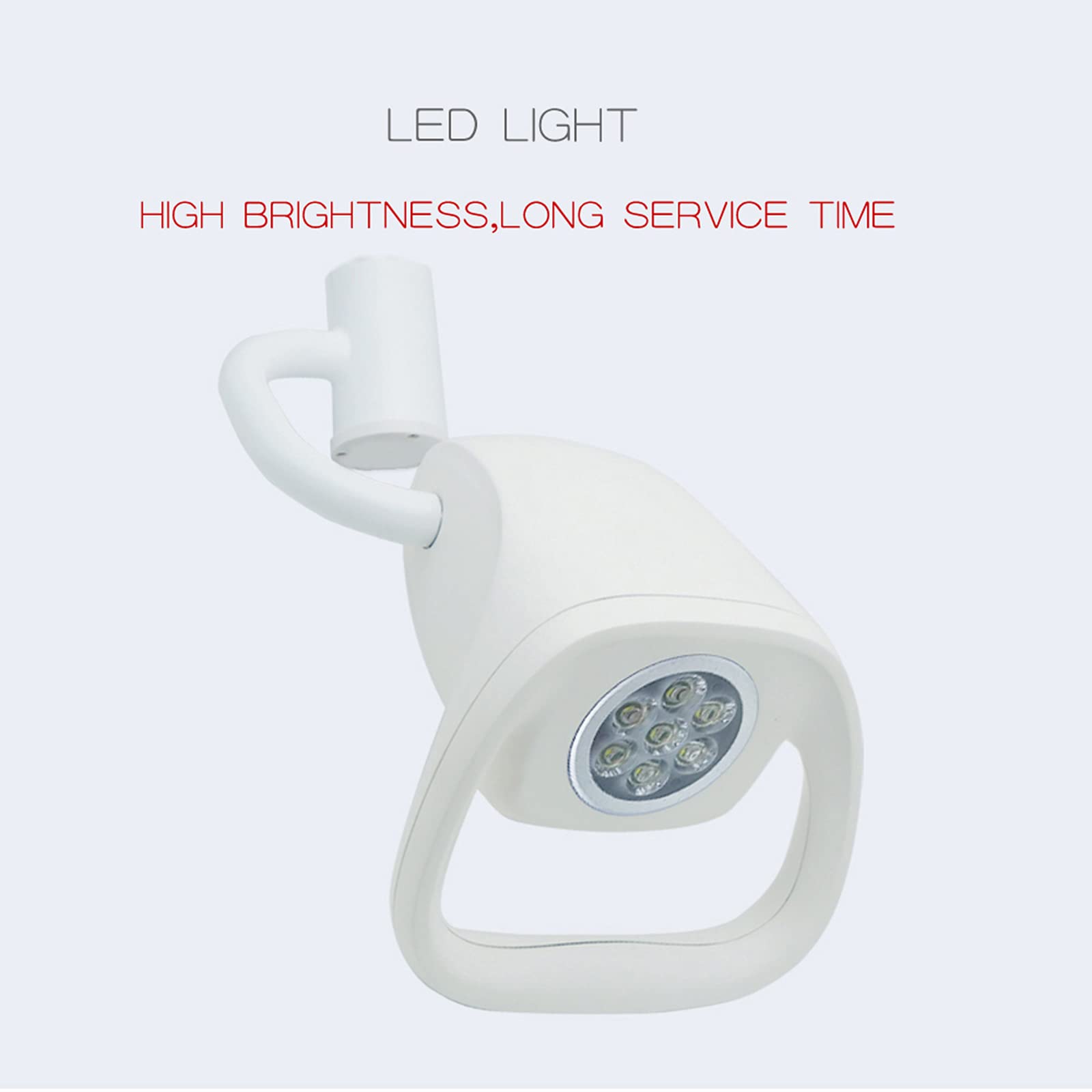 Medizinische Untersuchungslampe zur Wandmontage, 21 W, LED, chirurgische Untersuchung, Kaltlicht für Gynäkologie, Orthopädie, Mikrochirurgie, schattenlose Beleuchtung, 90-240 V Netzteil