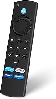Replacement Voice Remote (3rd Gen) Compatible with Fire TV Stick 4K, Fire TV Stick (2nd & 3rd Gen), Fire TV Cube (1st & 2nd Gen), Fire TV (3rd Gen), Fire TV Stick Lite