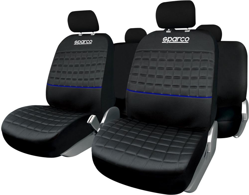 Sparco SPC1042AZ Set Coprisedili per Auto, Lazio, Blu