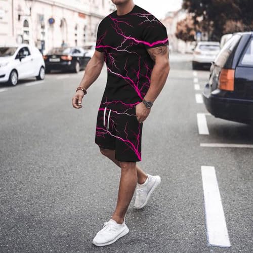 Ensemble homme résistant aux plis tenue décontractée manches courtes - 3