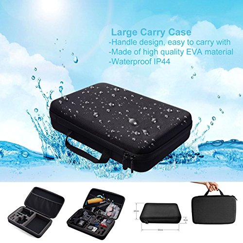 Image of Action Pro Accessories Kit Compatible with GoPro-13 /12 /11 /10 /9 /8 /7 /6 /5 /4 /3+ /3 Session Accessory Bundle Set for Action Camera SJ4000 /SJ5000 /SJ6 /Xiaomi /Yi Action Camera