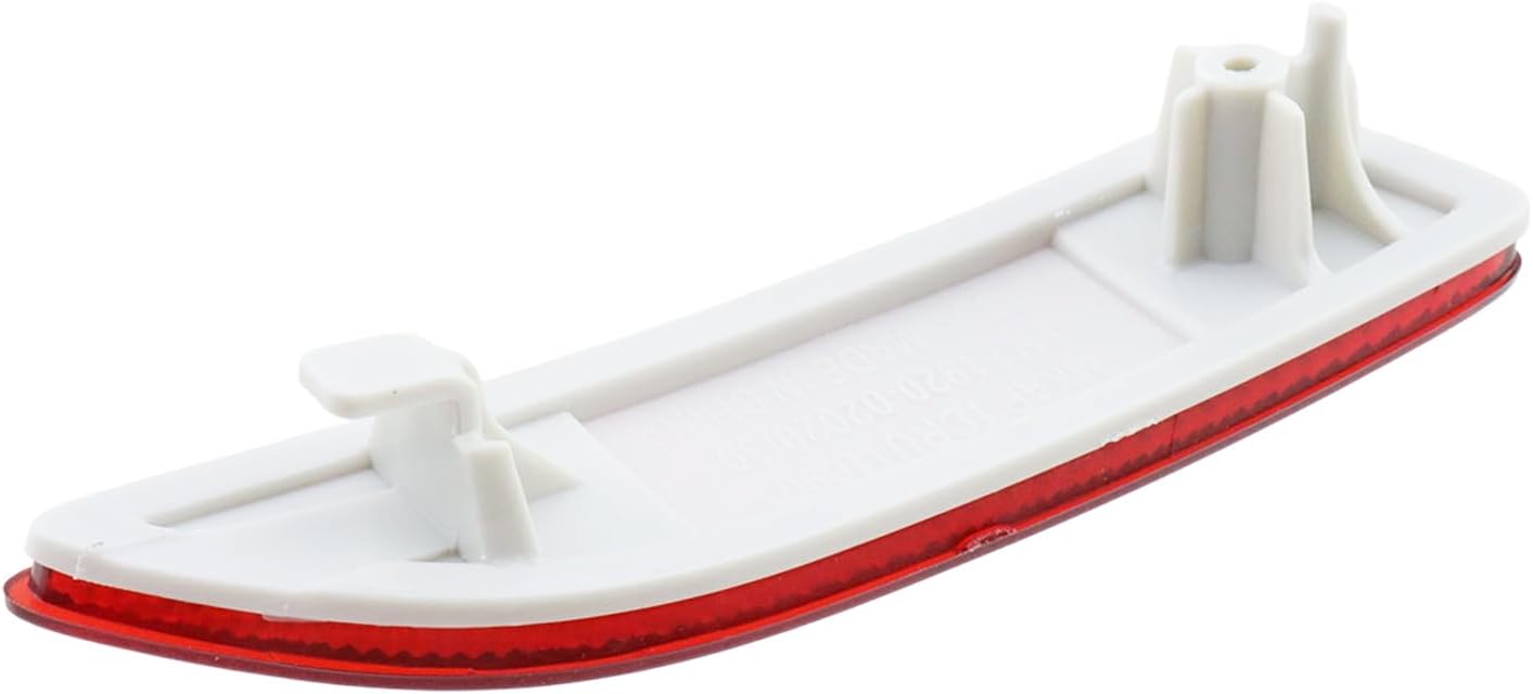 Crapyt Rear Bumper Reflector Tail Light Cover, Rear Left and Right Bumper Reflector Replacement Lamp Cover for ‎81920-02030+81910-02130, Compatible with Toyota Corolla 2011 2012 2013, 1 Pair