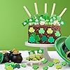 DTOFOOT Resin Shamrocks, 120Pcs St. Patrick's Day Mini Shamrocks for Crafts, Green Ornaments for Holiday Party Home Decoration #3