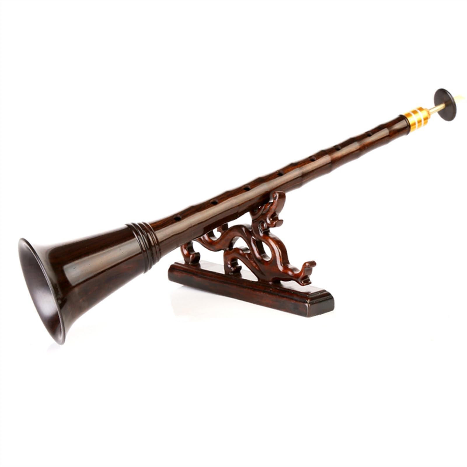 Schwachton-Holzschale Suona-Musikinstrumentenset Mit Trompete Für Professionelles Suona-Spielen Suona Set(Color:C key)