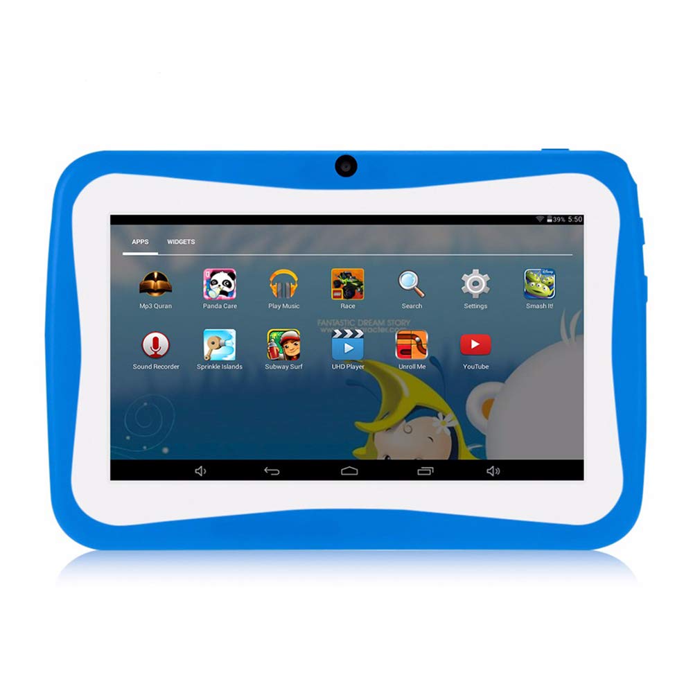 FABOBJECTS® 7 inch Kids Tablet Educational Learning Computer 1024 * 600 Resolution WiFi Connection with Silicone Case Blue EU Plug (B0CY1XSX4S) Amazon Price History, Amazon Price Tracker