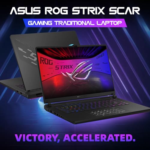ROG Strix Scar Intel Ultra 9 275HX NVIDIA GeForce RTX 5090 Pro Gaming Laptop, 16" ROG Nebula HDR 2.5K 240Hz/3ms, 64GB DDR5 RAM, 2TB SSD, Wi-Fi 7, Window 11 Pro, Bundle con raffreddamento PCO - Notebook - Immagine 1