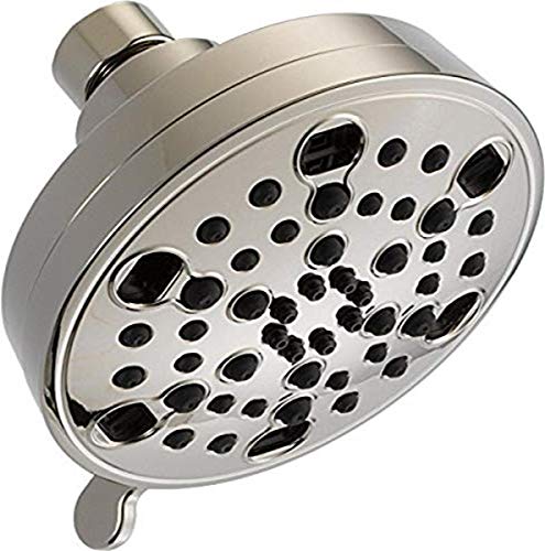 Best Cyber Monday 🔥 DELTA FAUCET 52638-PN18-PK H2Okinetic 5-Setting Contemporary Shower Head, Polished Nickel