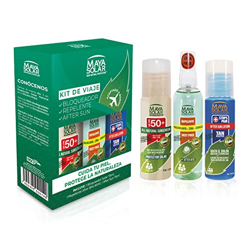Bloqueadores, Beauty Maya Solar Kit Vacaciones Perfectas: Bloqueador, Repelente Premium y Crema After Sun