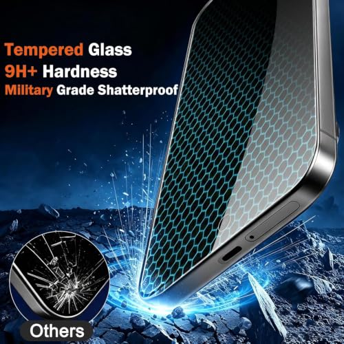 Image of Ferilinso Screen Protector for Google Pixel 11 Pro XL, Tempered Glass | 3 Pack, 9H+ Military-Grade Shatterproof, HD Clear, Case Friendly, Easy Installation Bubble Free, with Camera Lens Protector